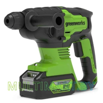 Перфоратор Greenworks GD24SDS2 3803007UB (с 1-им АКБ 4Ач, сумка)